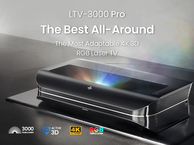 LTV-3000 Pro The Best All-Around The Most Adaptable 4K 3D RGB Laser TV